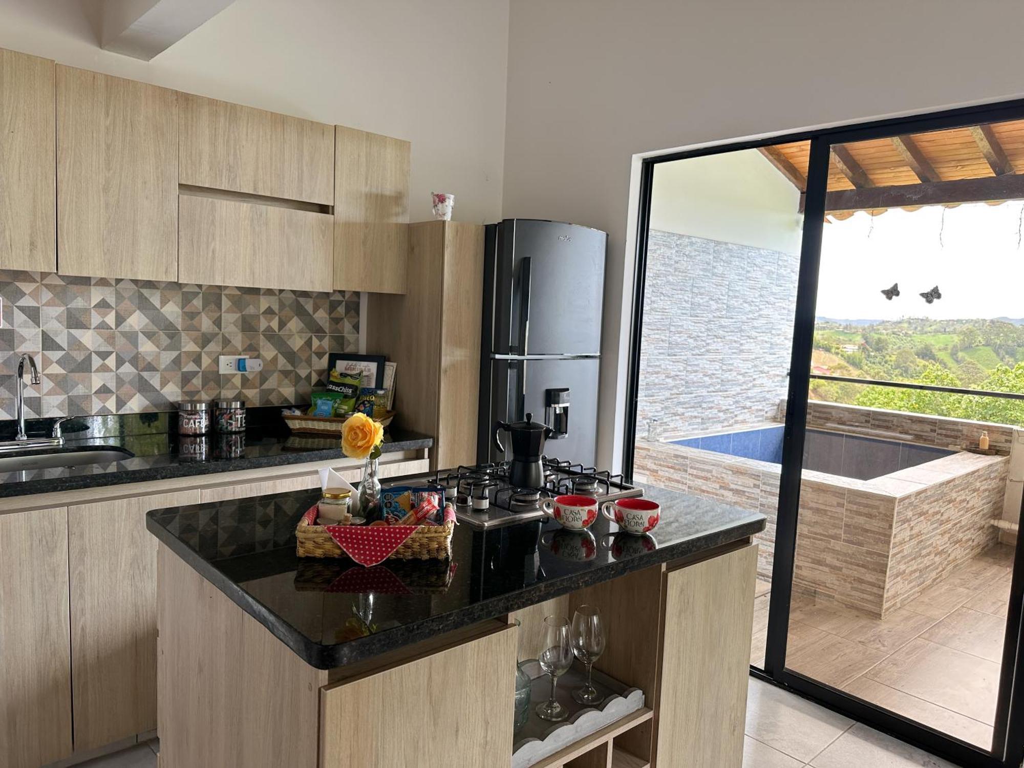 Cabanas Con Jacuzzi Y Chimenea - Casa Floral, Marinilla Exterior photo